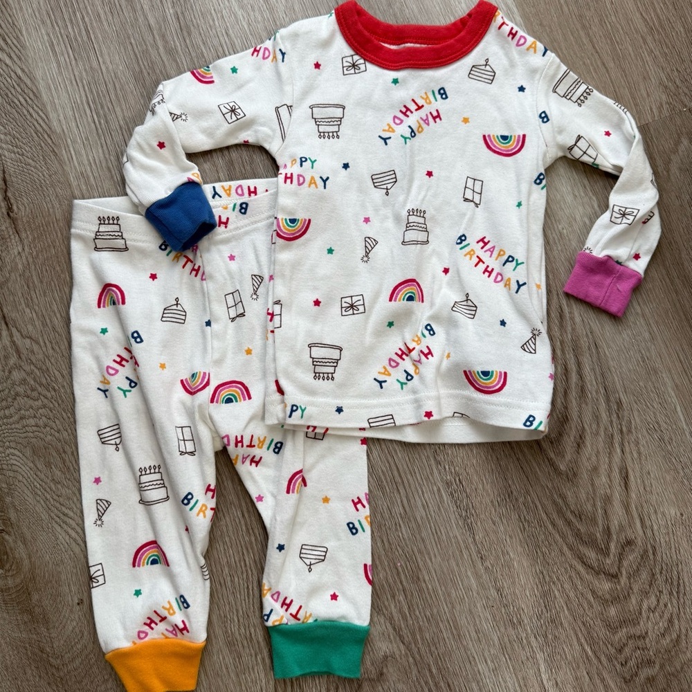 GAP Kids Birthday Pajama Set - Multicolor